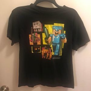 Minecraft t-shirt medium 10/12